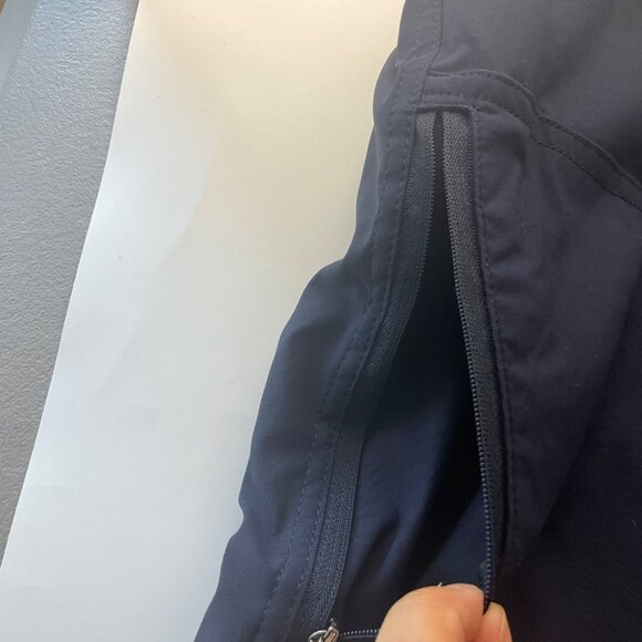 Eddie Bauer Mens 36 Winter Tech Pants Navy Blue Fleece-Lined Nylon Stretch - Picture 10 of 16